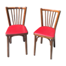 Lot de deux chaises Baumann