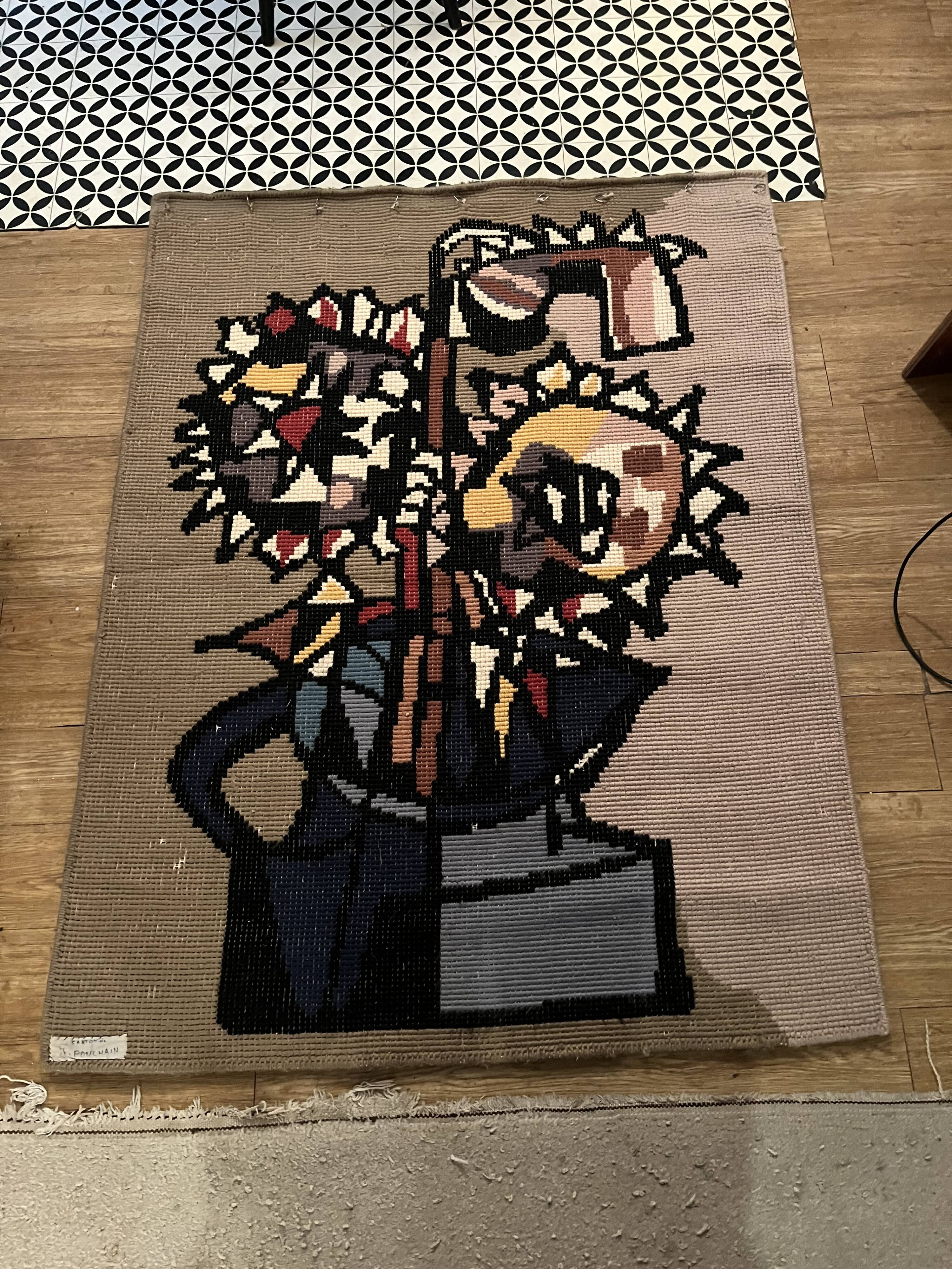 Tapestry after Jacques Pouchain 70s