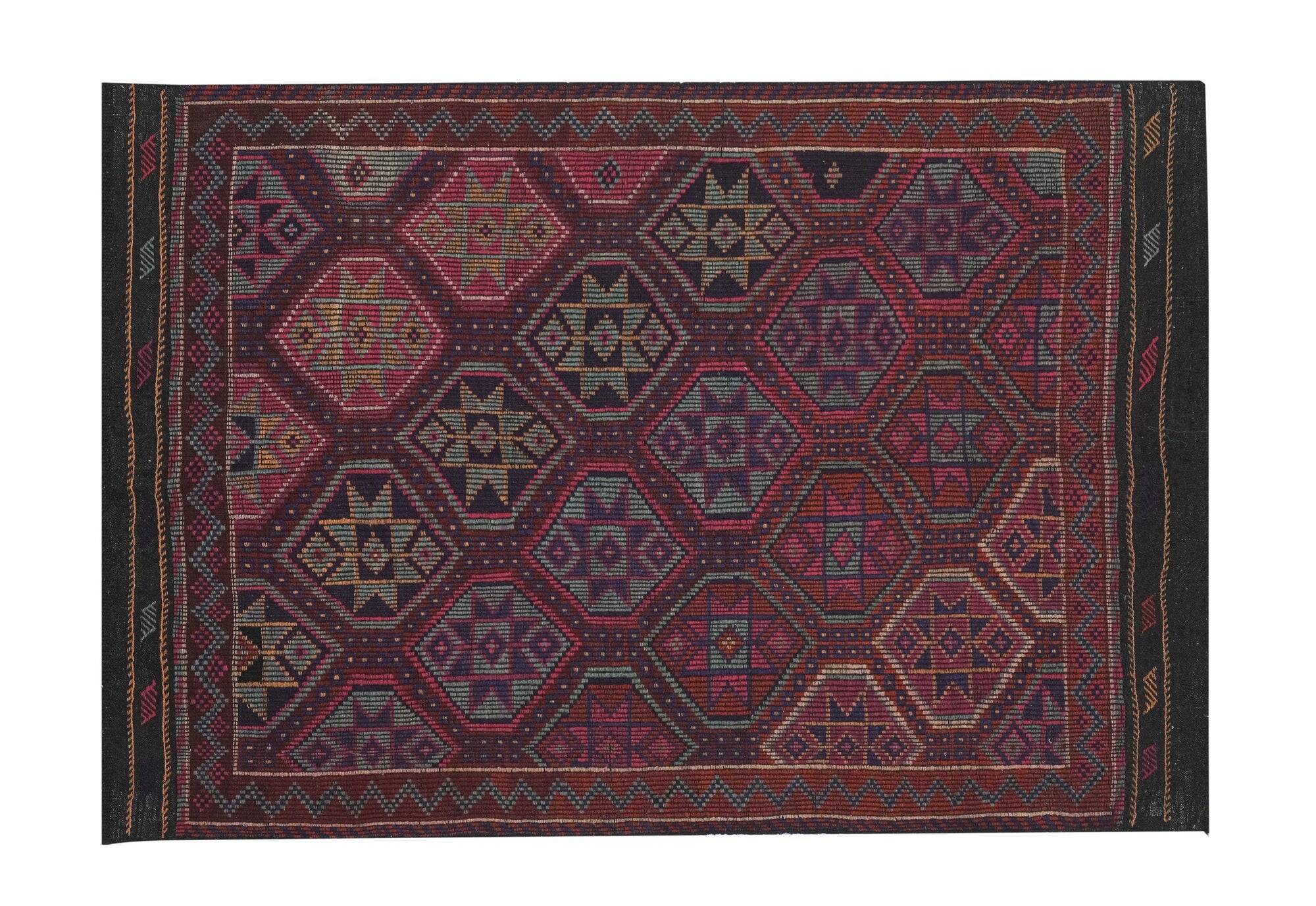 Vintage Turkish kilim, handwoven, 175x251 cm.