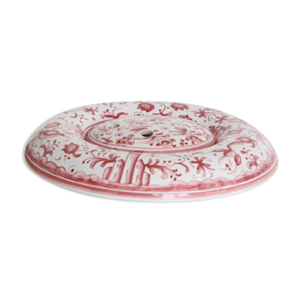 French ceramic flower picks, handicrafts, vintage, Brittany, France