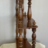 Napoleon III Wall Shelf in Walnut, 19th Century