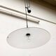 Postmodern vintage pendant lamp with counterweight by Metalarte, 1980s.