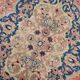 10x13 Tapis Persan Buda Ancien à Médaillon Floral Noué Main, 310x404Cm