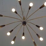 Large Italian Spider Ceiling Lamp, 1950s