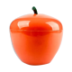Seau à glace orange en plastique des années 1970