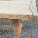 Farm table, 1 drawer, 3 metres long