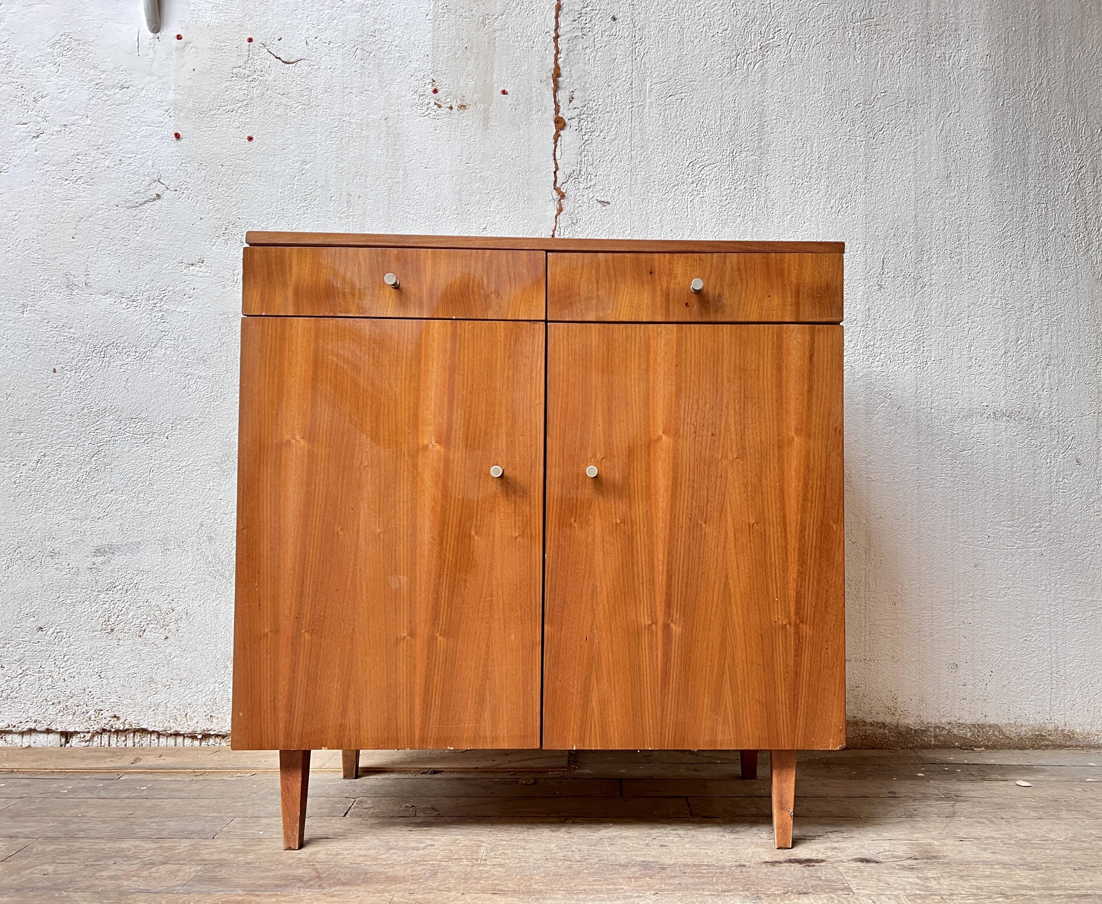 Vintage sideboard TV cabinet from the 1960s