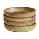 Set of 4 stoneware plates