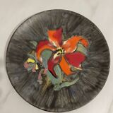 Rare plate bel delecourt quimper antique