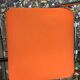 Framar orange felt folding chairs 1970