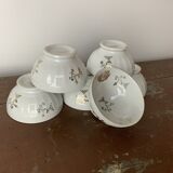 Set of 6 Limoges porcelain bowls