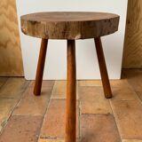 Brutalist tri-pod stool