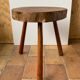 Brutalist tri-pod stool