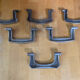 Art Deco Furniture Handles JCR Jean Charles Raymond Chrome Metal Fran