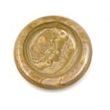 Green onyx ashtray / catchall, Italy, 1970s