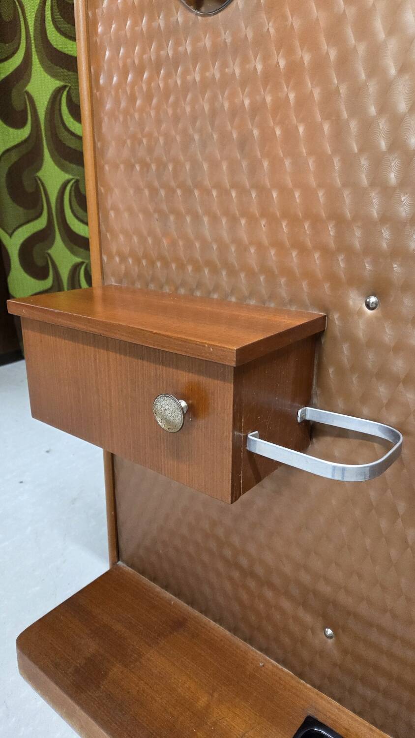 Vintage 1960s coat rack wardrobe