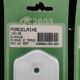 Set of 4 porcelain cleanliness plates