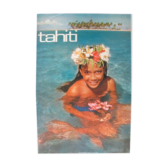 Poster - Tourist Development Office - Tahiti - Erwin Christian