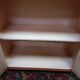 Vintage two-door cabinet with shelves