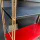 60's black and red String shelf