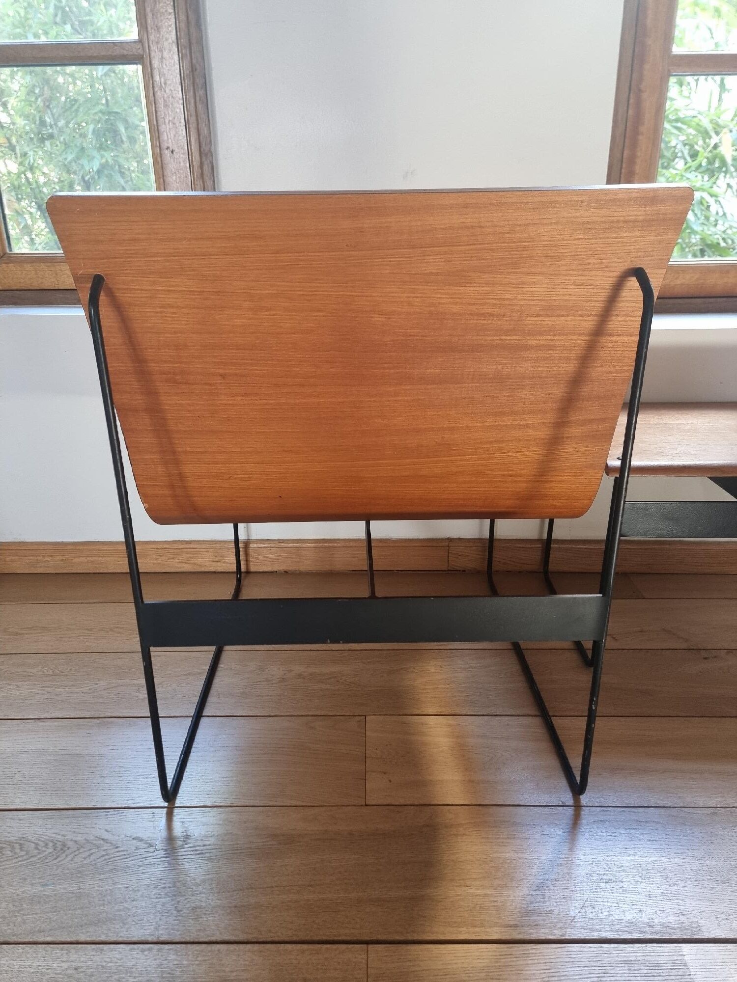 Günter RENKEL (XXth) REGO MOBEL (editor) Chair + stool in the taste of