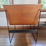 Günter RENKEL (XXth) REGO MOBEL (editor) Chair + stool in the taste of