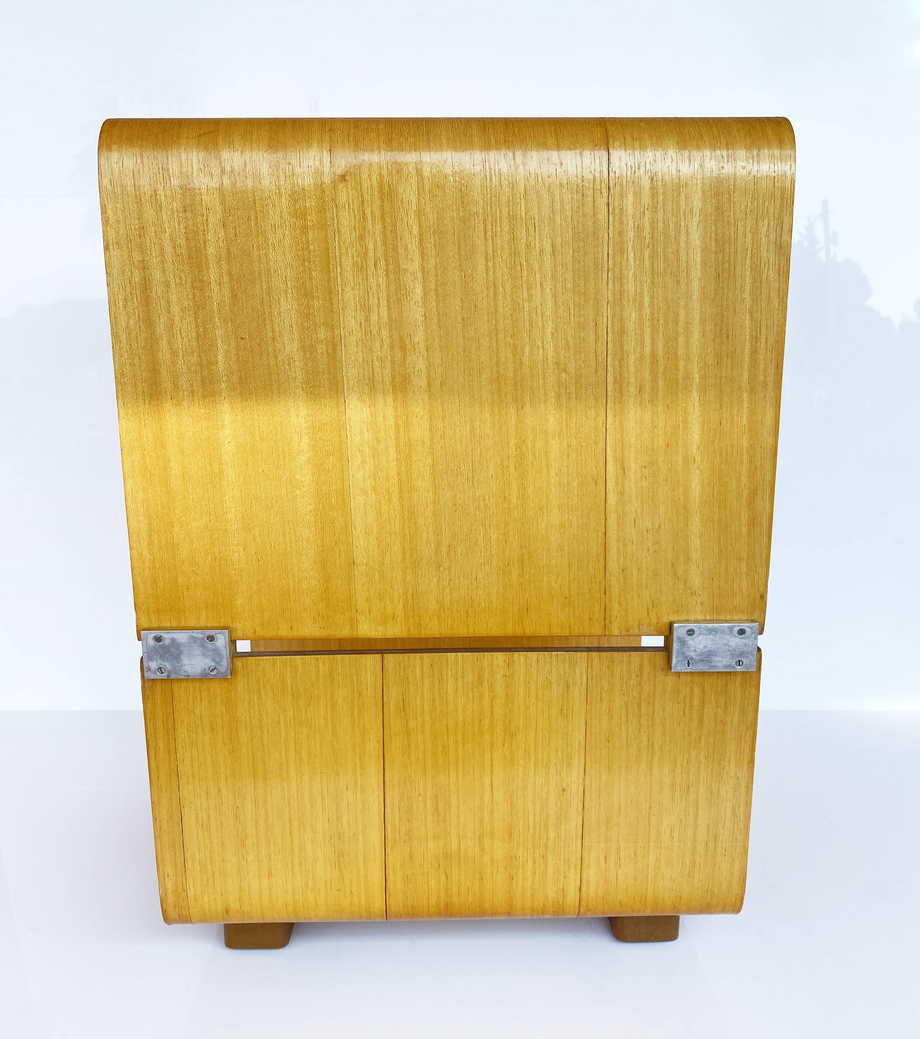 Pair of side tables or bedside plywood - Denmark, 60s