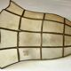 Applique murale en nacre et laiton vintage