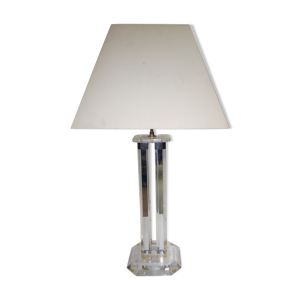 Lampe de table en plexiglas design