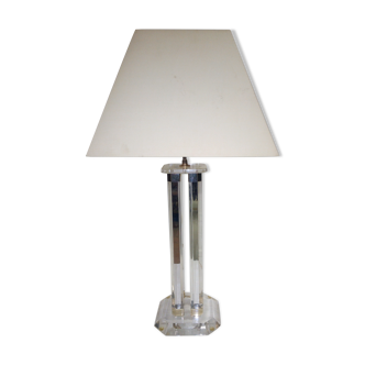 Lampe de table en plexiglas design