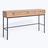 Console en bois de frêne 120cm