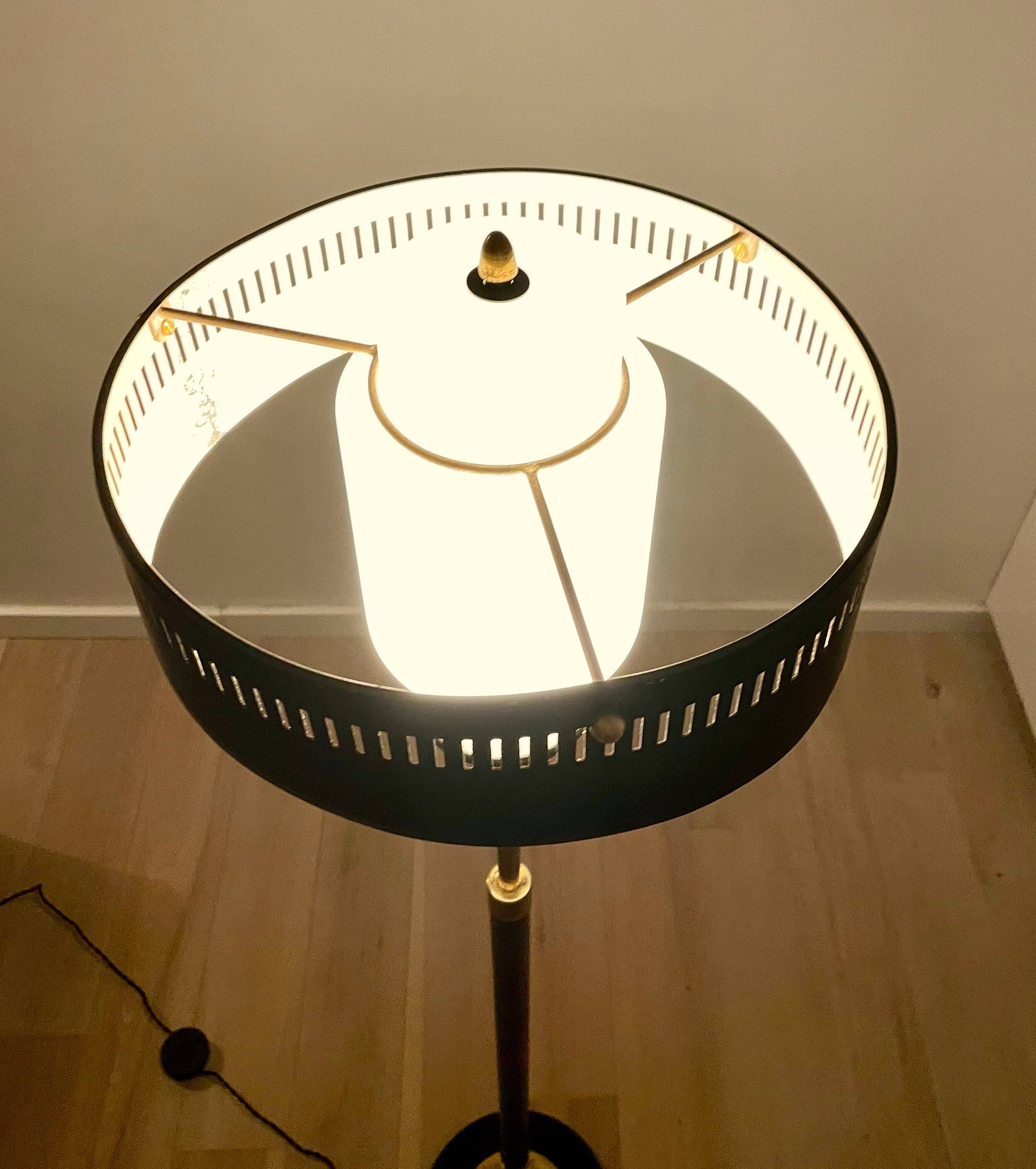 Floor lamp by Bruno Gatta for Stilnovo, Italy, 1960s.