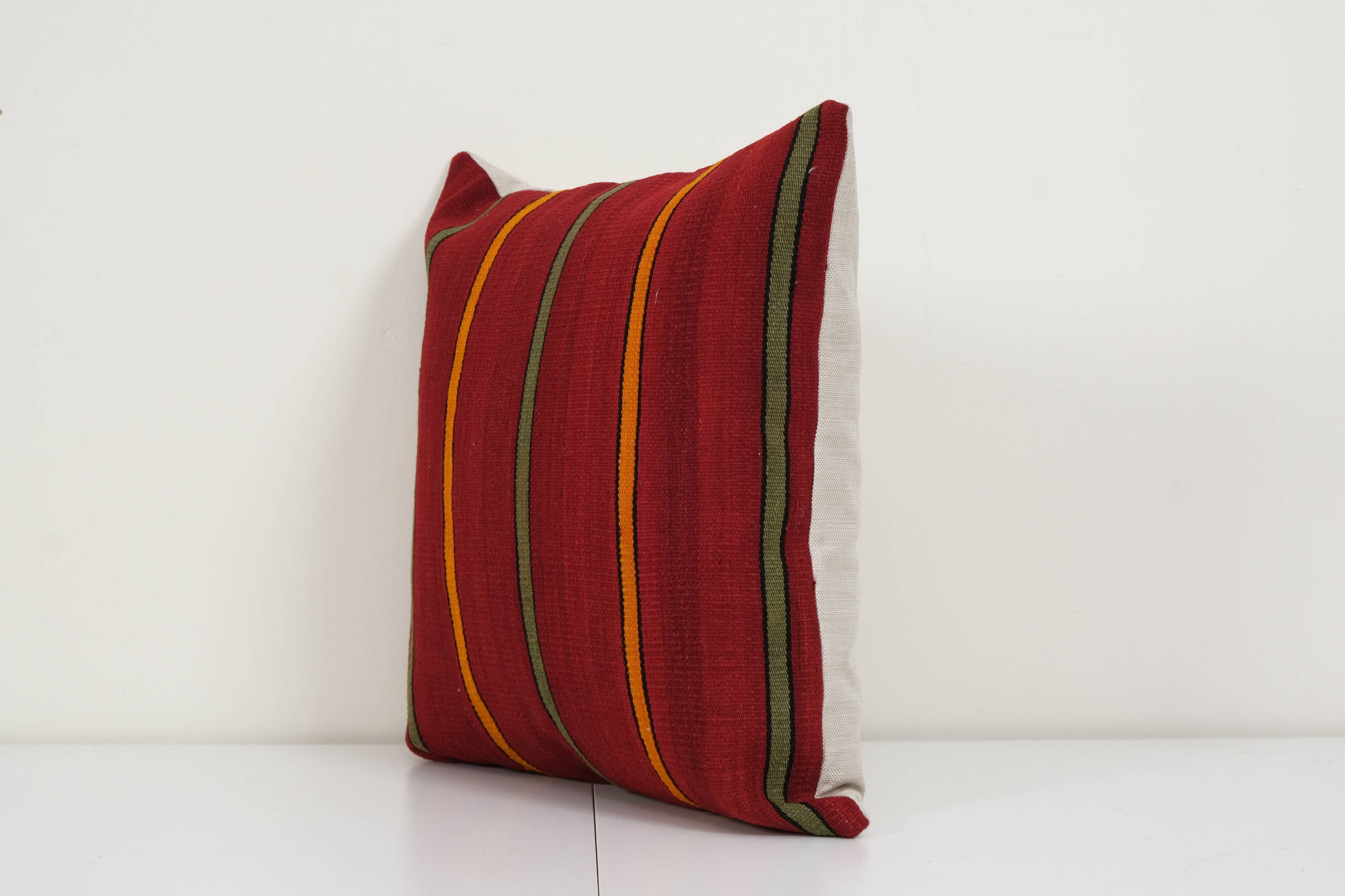 20" x 20" turkish kilim pillow cover