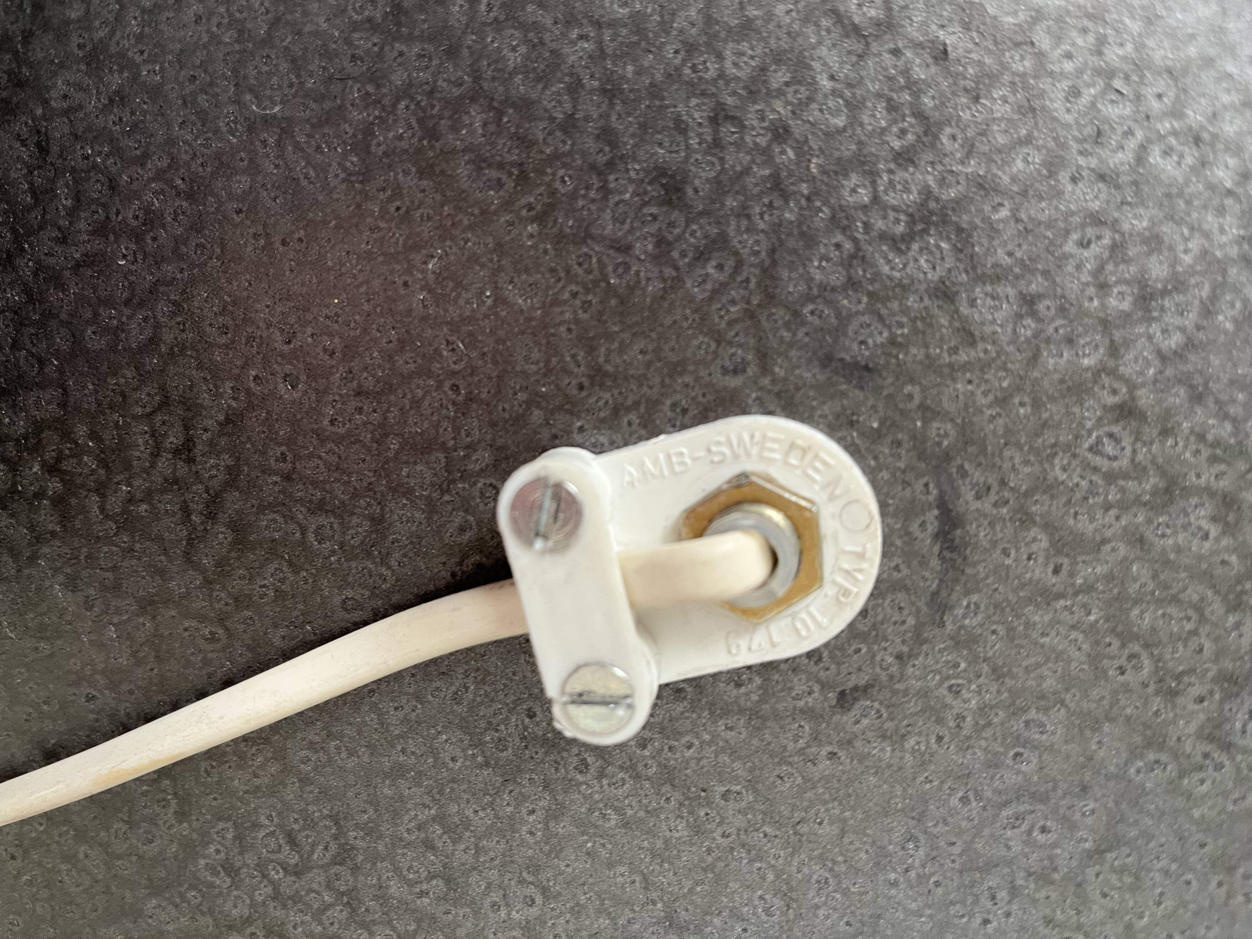 Floor lamp end of sofa design 80s