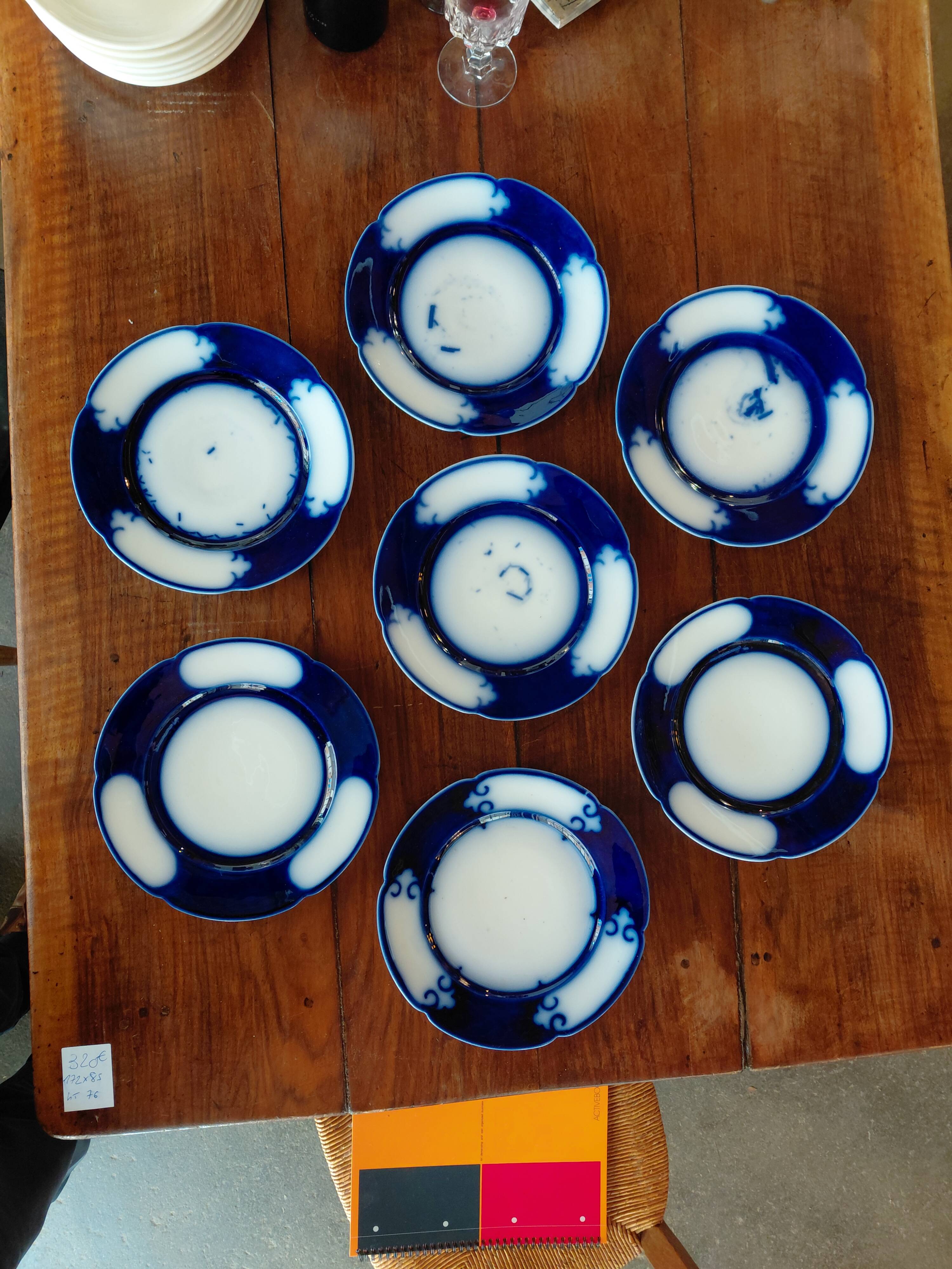 Valentine plate series 19th century