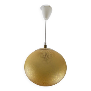 Globe en verre moucheté - aluminium