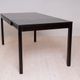 Vintage dining set, 4 chairs, extendable dining table, rope seating, 1970s