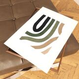 Peinture faite à la main 29,7x42cm