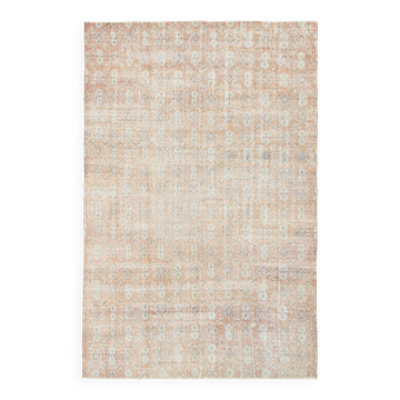 7x11 Muted Orange Classic Vintage Rug, 217x336Cm