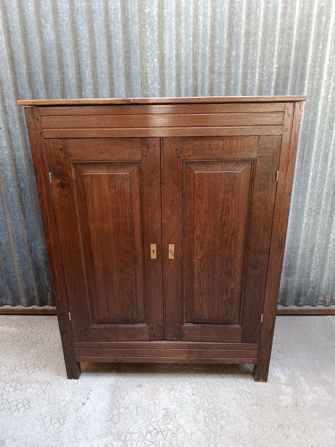 Vintage Parisian sideboard in solid oak