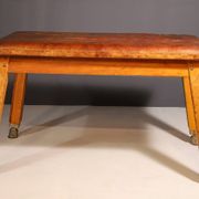 Gym bench vintage wood 1950s Czechoslovakia