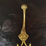 Double bronze hook - coat and hat hooks