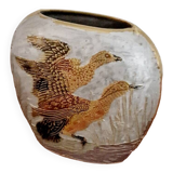 Vase cloisonné laiton 1900