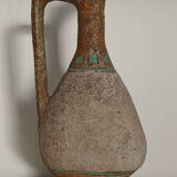 Vintage Egyptian Patterned Pitcher Vase