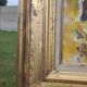Oil on canvas framed hunting return Michel Gilbert 50 X 73 cm