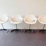 Dining set by Euro International steel Belgique 1970's