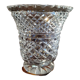 Art Deco hand-cut crystal vase