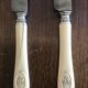 4 ivory handle knives 19 th