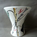 Signed Vallauris FPP in the 1950s ceramic vase