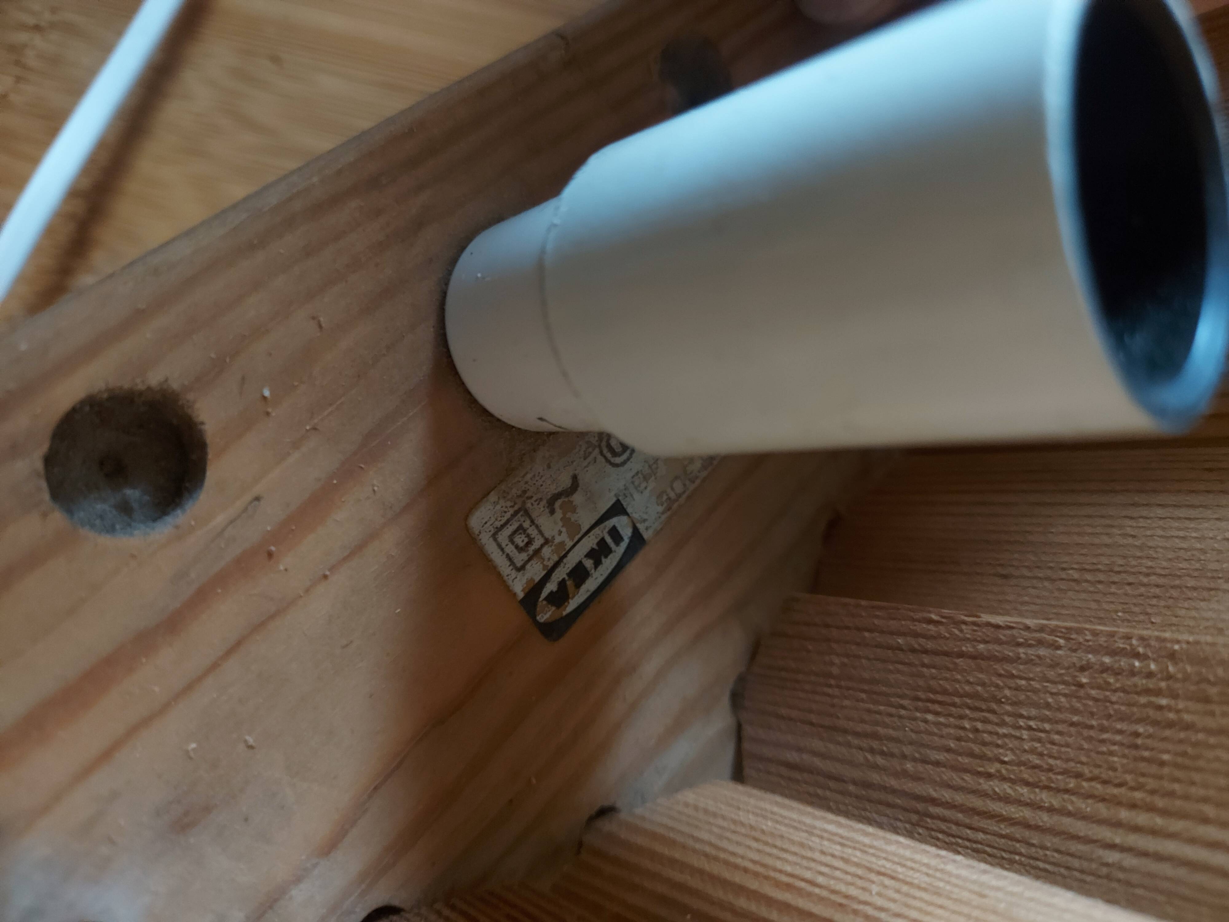 2 vintage 80'S Ikea wooden wall lights